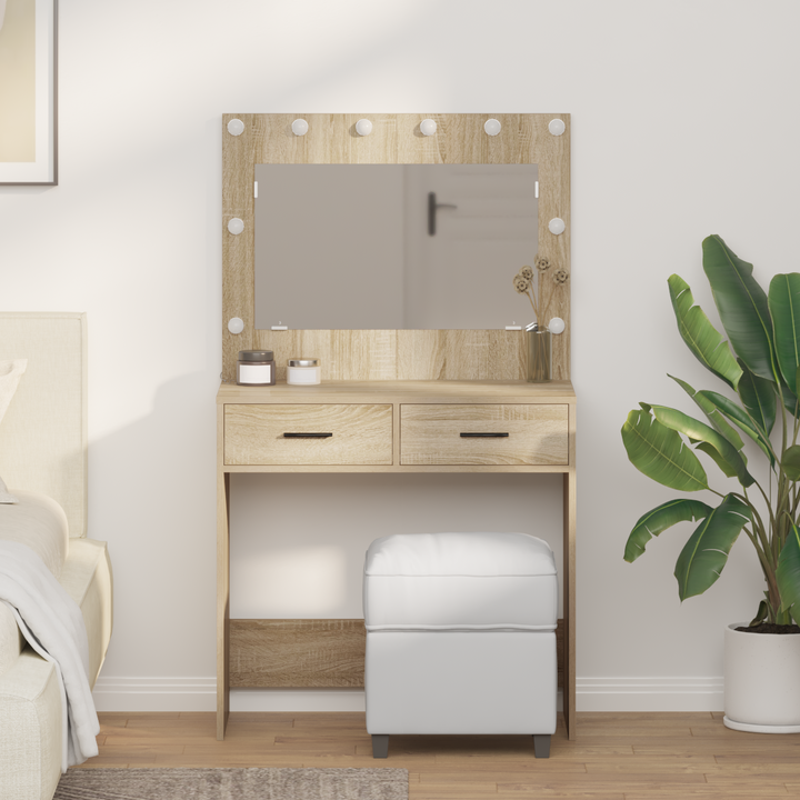 Klædeskab Sonoma eg 78,5 x 41 x 135 cm Konstrueret træ