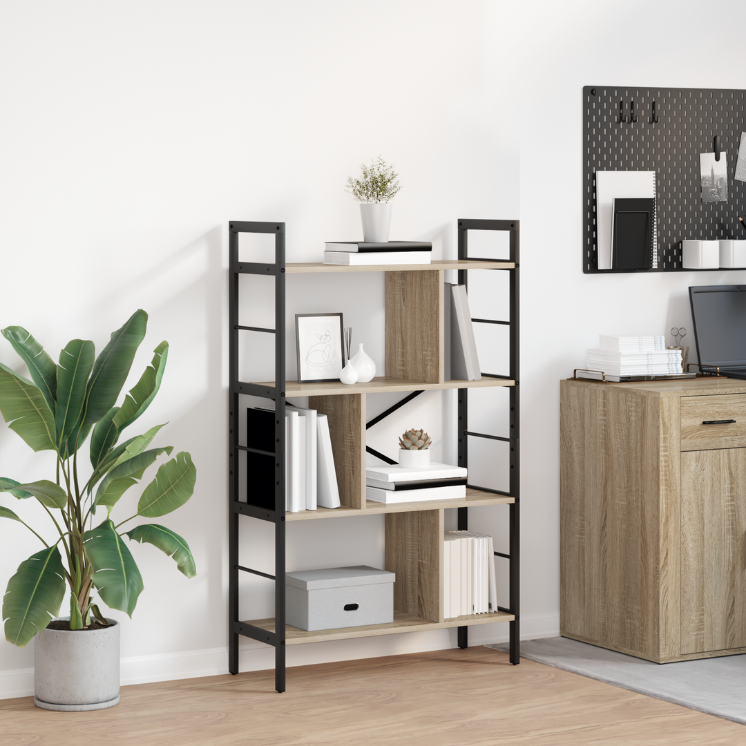 Bogreol Sonoma eg 75 x 30 x 123,5 cm Konstrueret træ