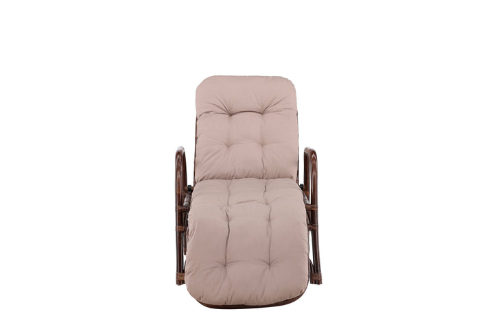 Venture Home Nella Sunbed Rattan - Dark walnut / Beige
