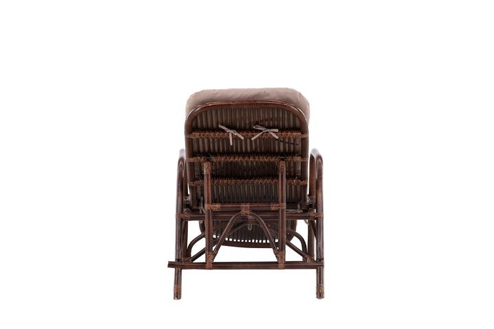 Venture Home Nella Sunbed Rattan - Dark walnut / Beige