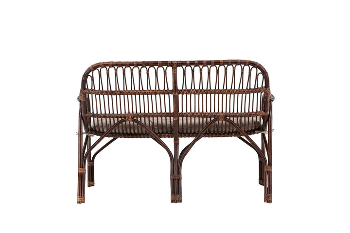 Venture Home Nella Sofa Rattan - Dark walnut / Beige