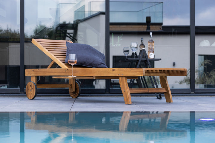 Venture Home Luzon Sunlounge Acacia - Teaklook /
