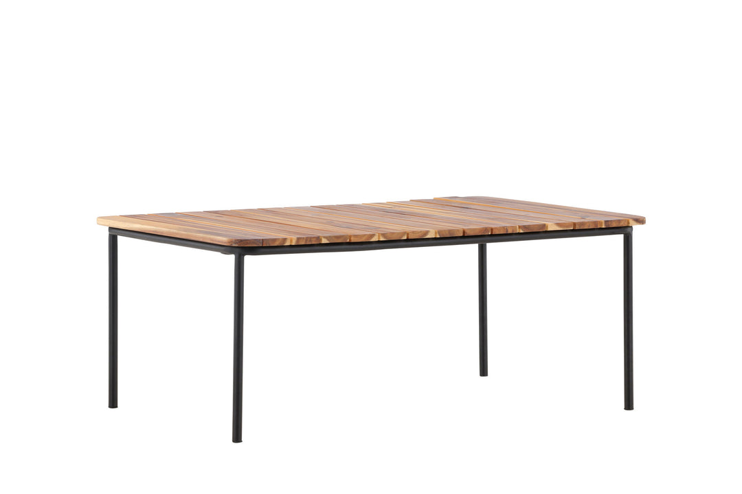 Venture Home Penh Sofatable Steel - Black / Acacia / Rectangular 65*100*40