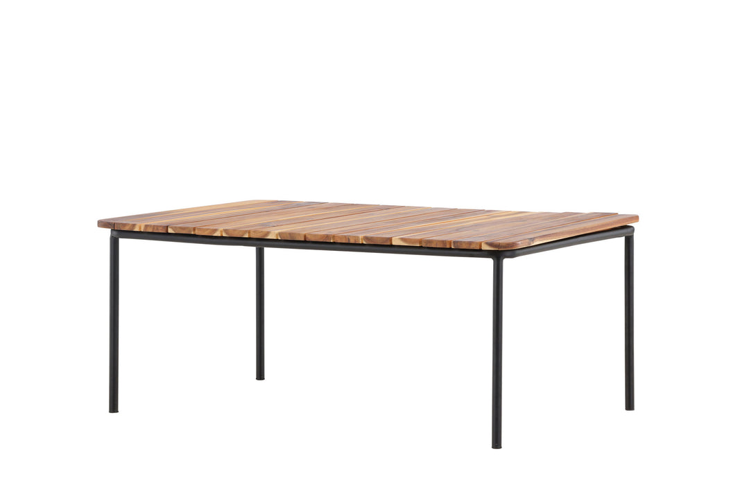 Venture Home Penh Sofatable Steel - Black / Acacia / Rectangular 65*100*40
