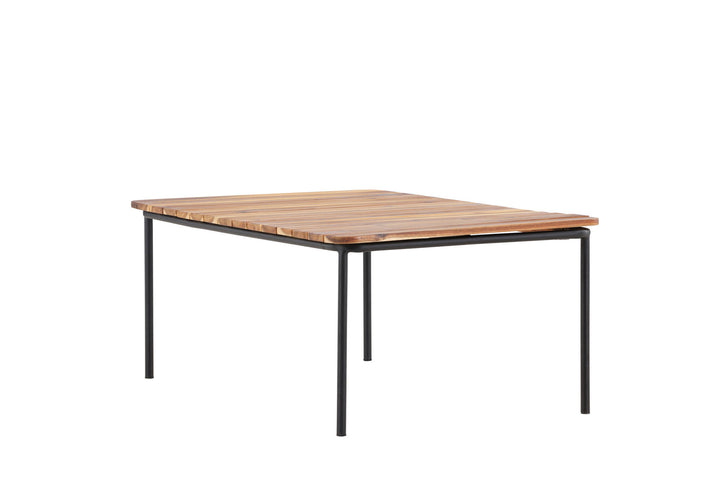 Venture Home Penh Sofatable Steel - Black / Acacia / Rectangular 65*100*40