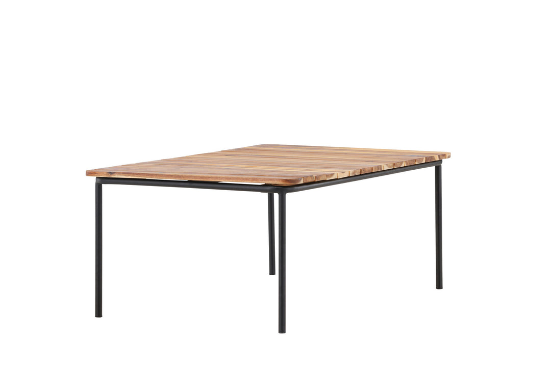 Venture Home Penh Sofatable Steel - Black / Acacia / Rectangular 65*100*40