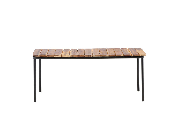 Venture Home Penh Sofatable Steel - Black / Acacia / Rectangular 65*100*40