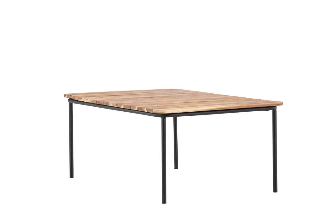 Venture Home Penh Sofatable Steel - Black / Acacia / Rectangular 65*100*40