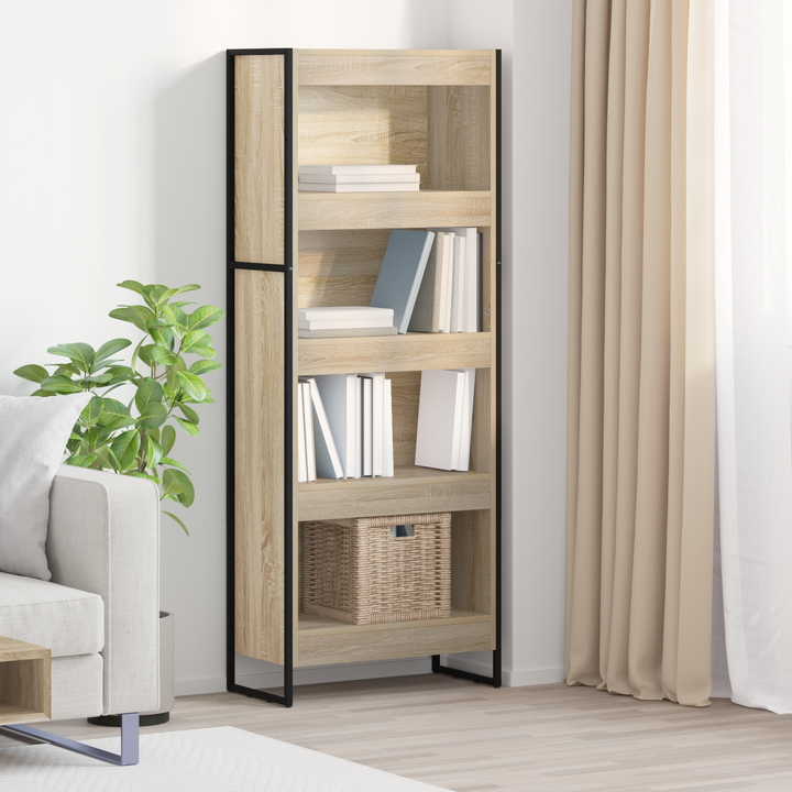 Bogskab Sonoma 60 x 30 x 155 cm Konstrueret træ