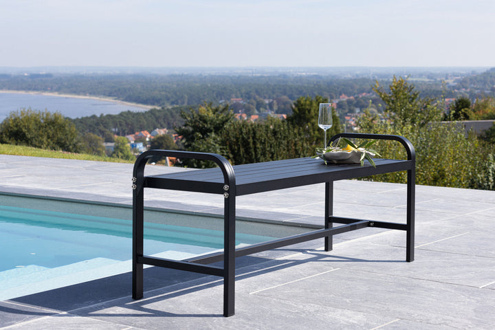 Venture Home Cascais Bench - Black