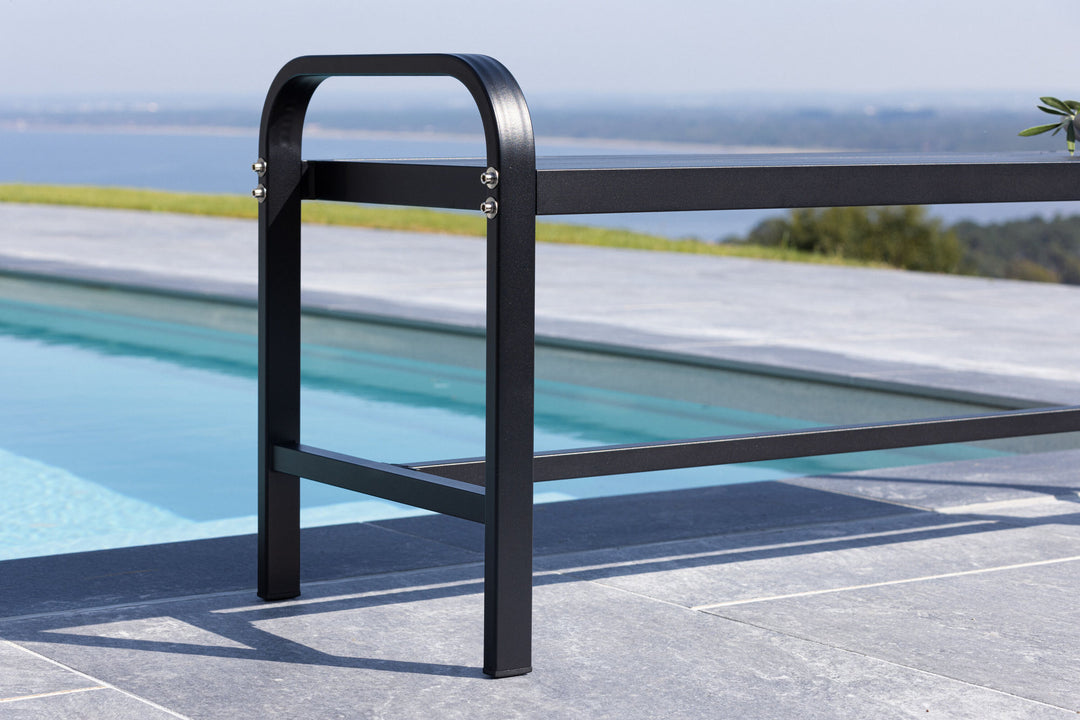 Venture Home Cascais Bench - Black