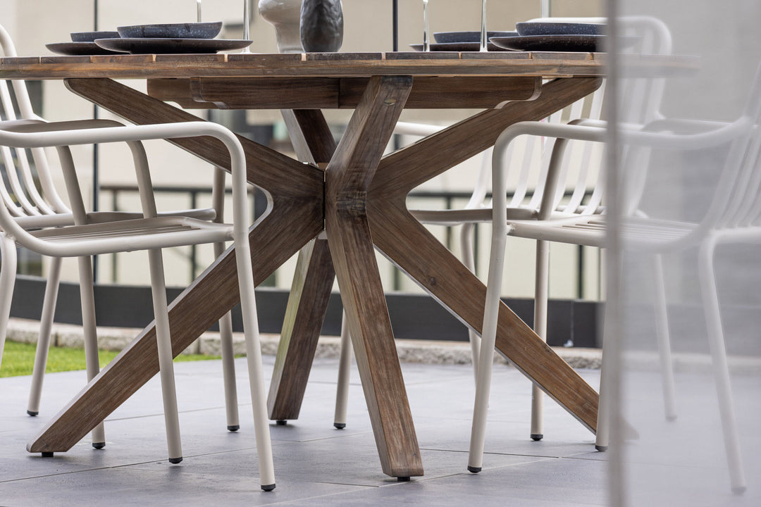 Venture Home Rosario Dining Table- Teak Ø140