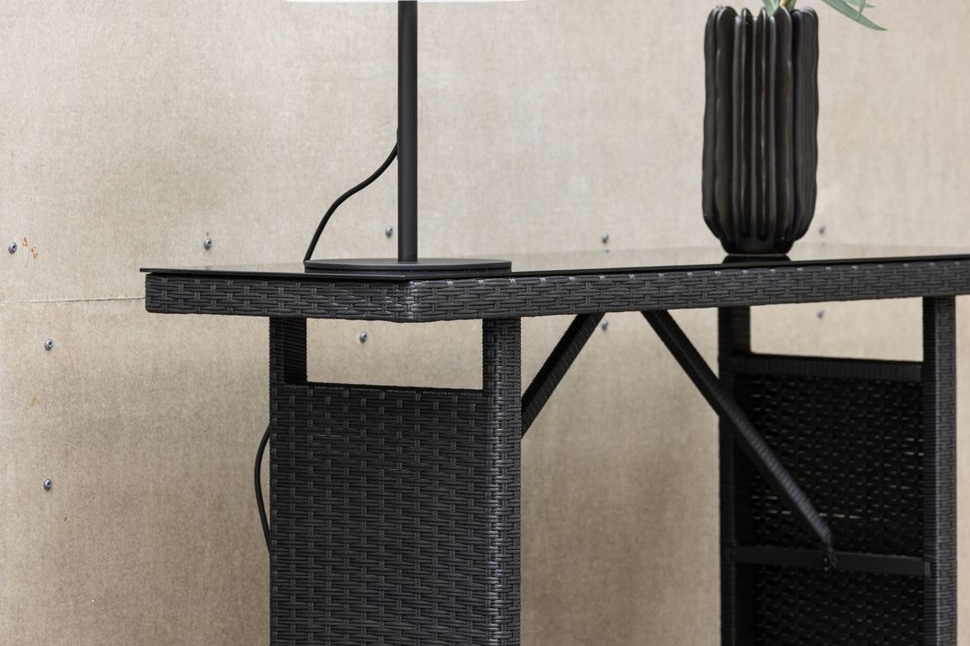 Venture Home Padova Side Table - Black