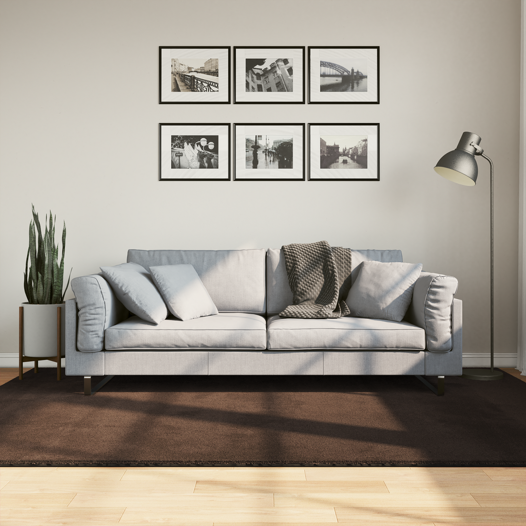 Medium luv blød og vaskbar tæppe HUARTE Brun 230 x 160 cm