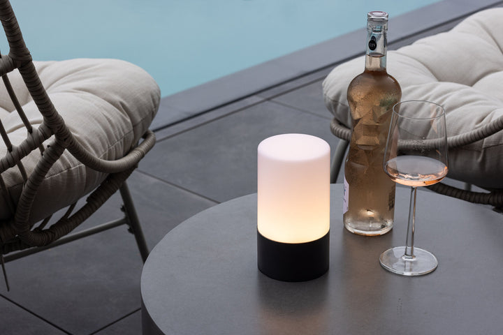 Venture Home Tubu Table Lamp ø10*18cm - Black/white /