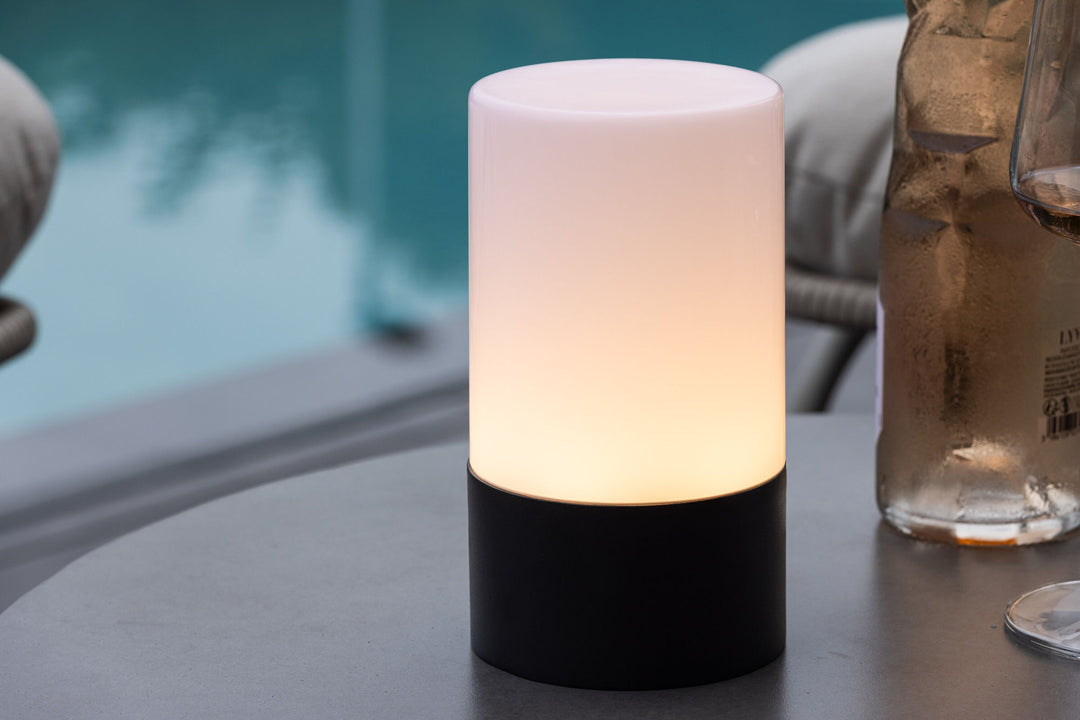 Venture Home Tubu Table Lamp ø10*18cm - Black/white /