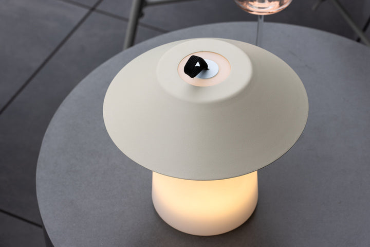 Venture Home Rubu Table Lamp ø24*26cm - Beige/white /