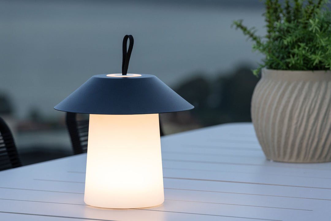 Venture Home Rubu Table Lamp ø24*26cm - Black/white /