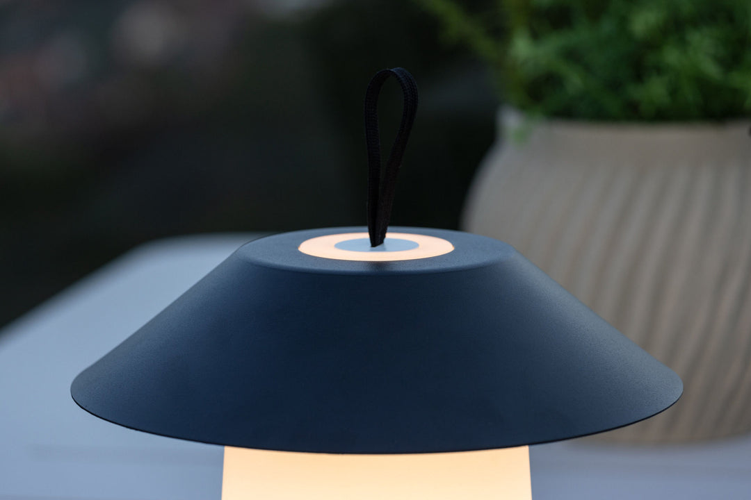 Venture Home Rubu Table Lamp ø24*26cm - Black/white /