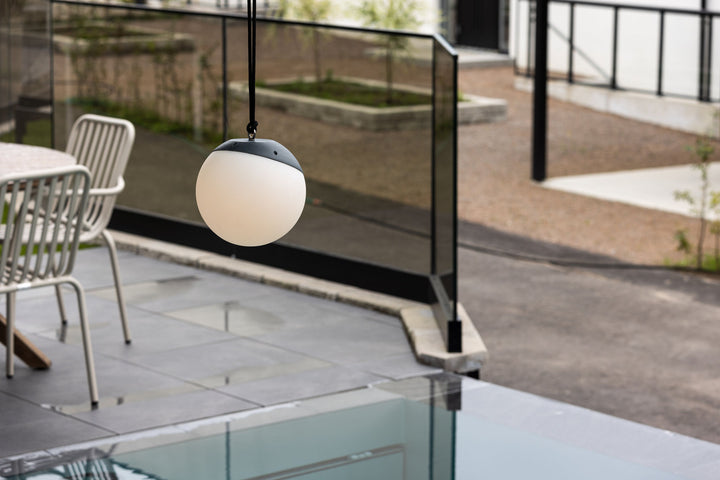 Venture Home Doris Pendant Lamp  ø20*19cm - Black/white /
