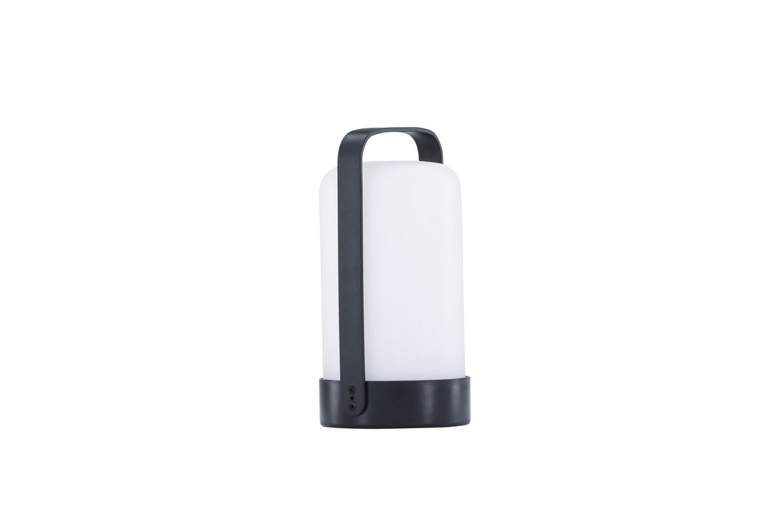 Venture Home Fern Table Lamp ø12*22cm - Black/white /