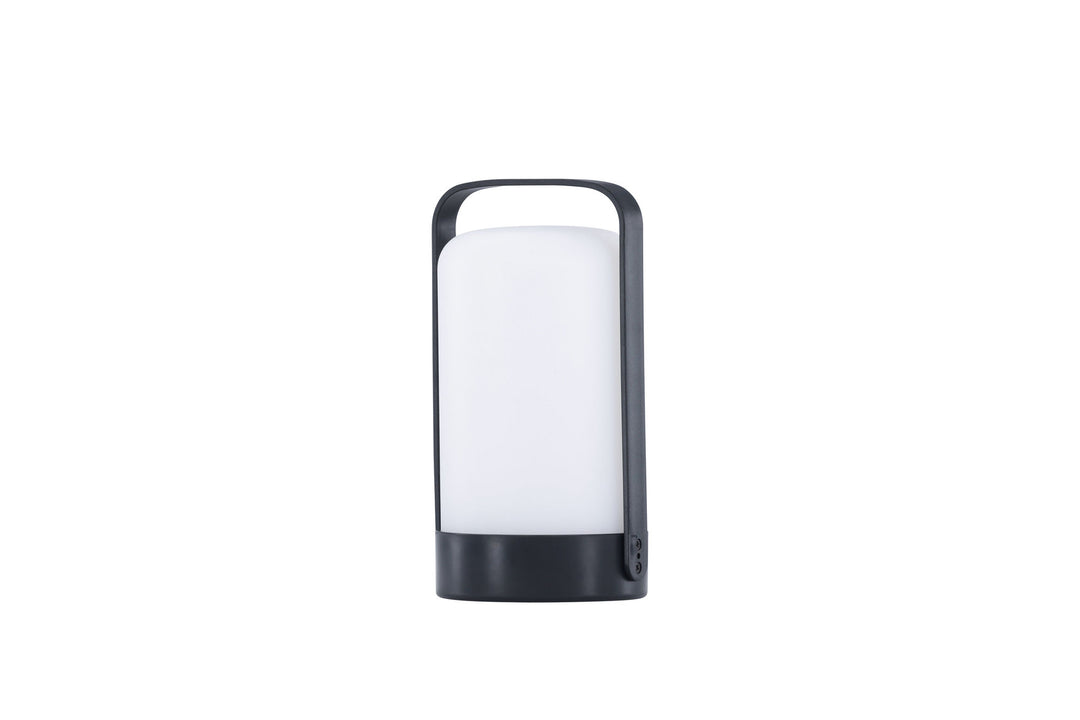 Venture Home Fern Table Lamp ø12*22cm - Black/white /