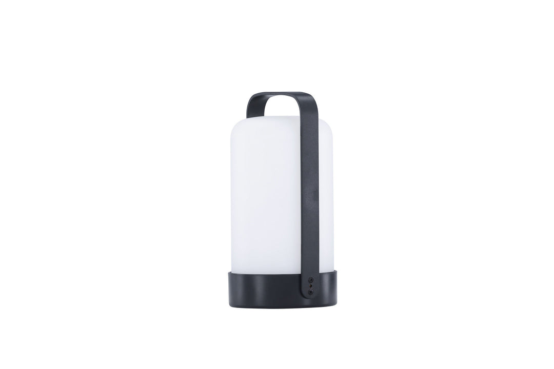 Venture Home Fern Table Lamp ø12*22cm - Black/white /