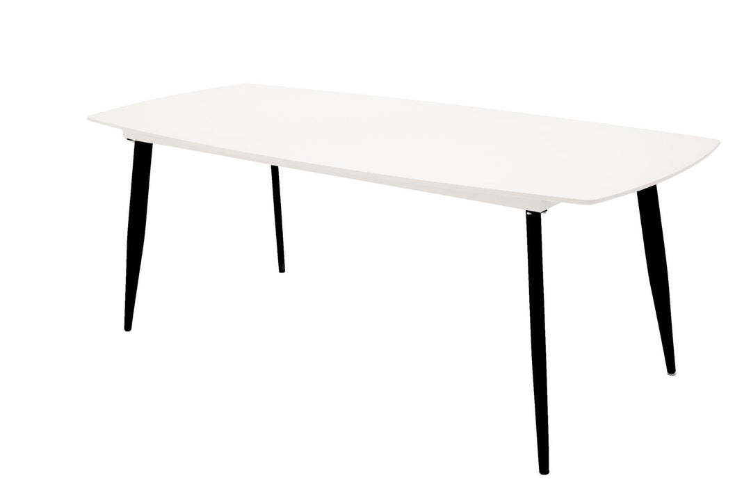 Venture Home Polar Elips Matbord - Svart / Vit - 240*100*H75