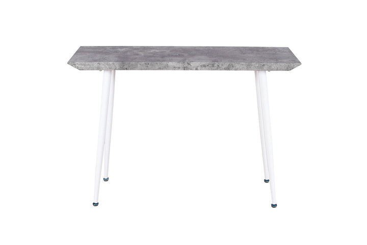 Venture Home Edge Side Table - White / concrete-look