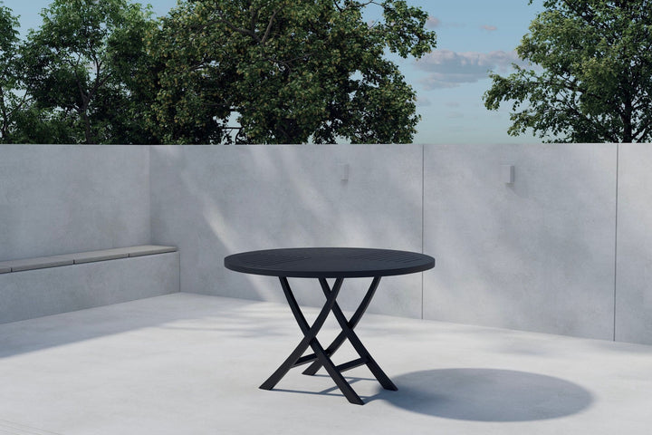 Venture Home Kenya Round Dining Table ø120cm - Black Teak