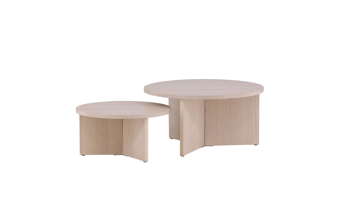 Venture Home Saltö Small Sofa Table - Whitewash / Wood +Saltö Large Sofa Table - Whitewash / Wood _1