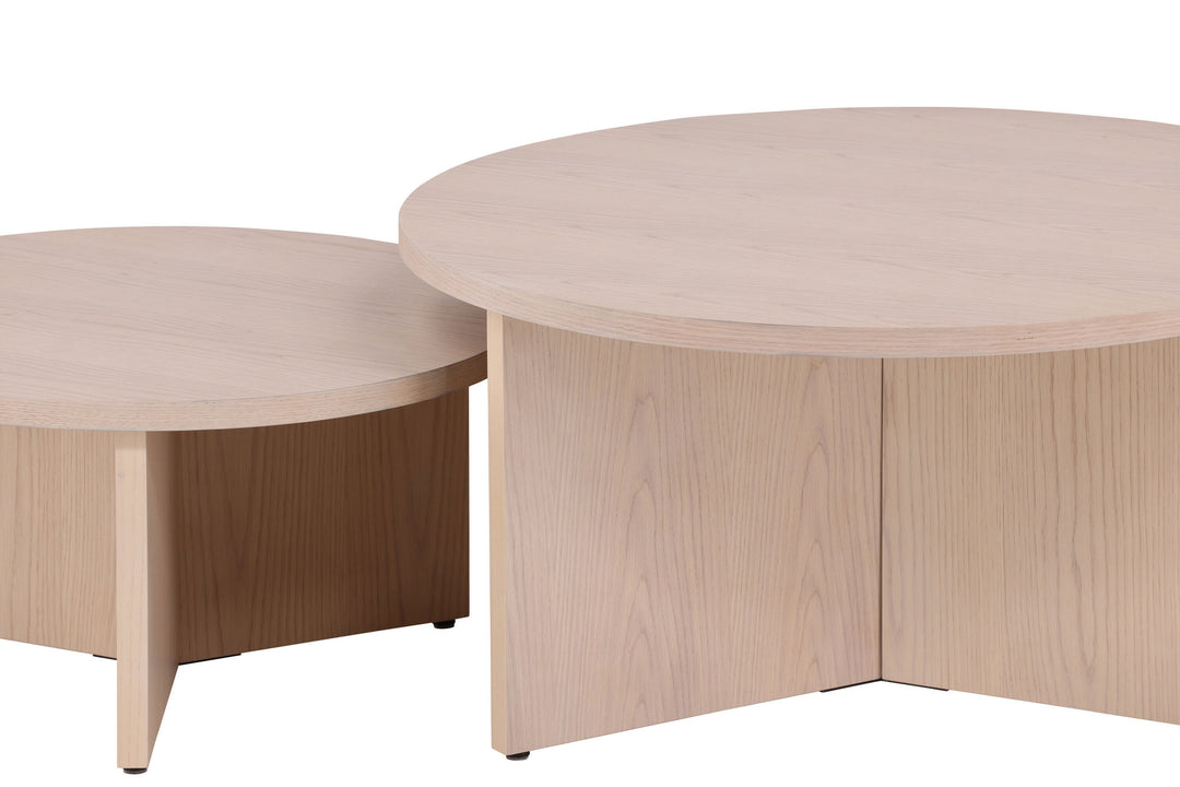 Venture Home Saltö Small Sofa Table - Whitewash / Wood +Saltö Large Sofa Table - Whitewash / Wood _1