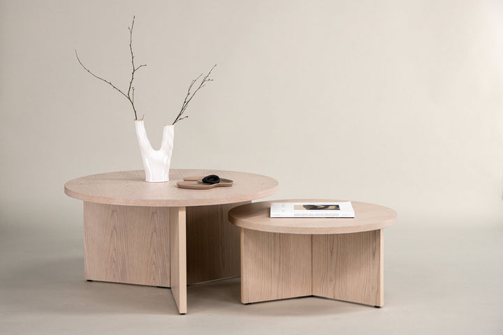 Venture Home Saltö Small Sofa Table - Whitewash / Wood +Saltö Large Sofa Table - Whitewash / Wood _1