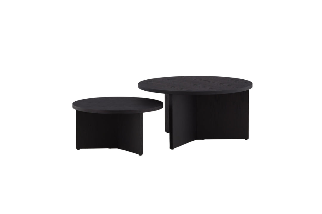Venture Home Saltö Small Sofa Table - Black / Wood +Saltö Large Sofa Table - Black / Wood _1
