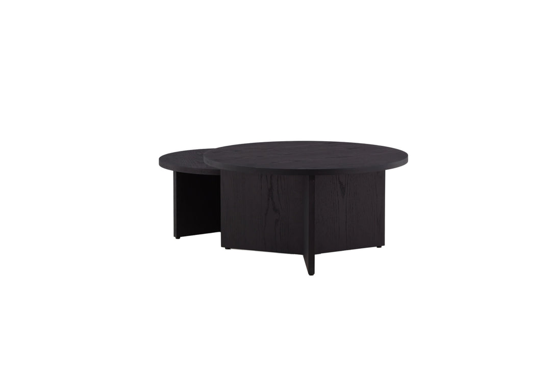 Venture Home Saltö Small Sofa Table - Black / Wood +Saltö Large Sofa Table - Black / Wood _1