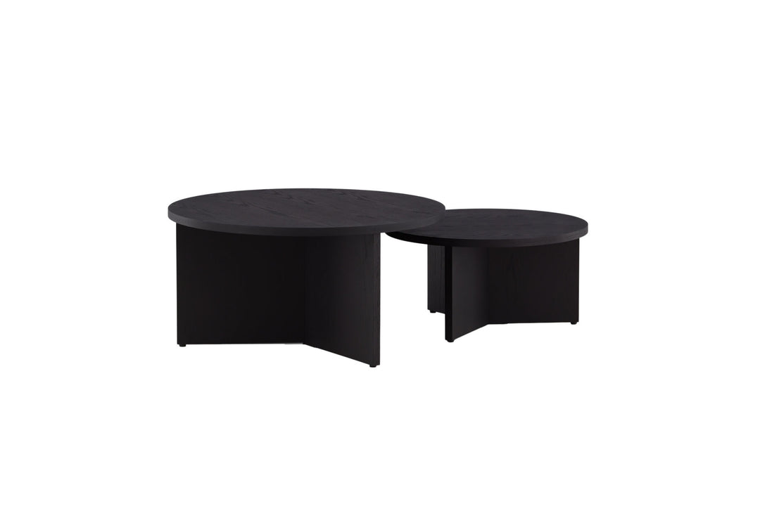 Venture Home Saltö Small Sofa Table - Black / Wood +Saltö Large Sofa Table - Black / Wood _1