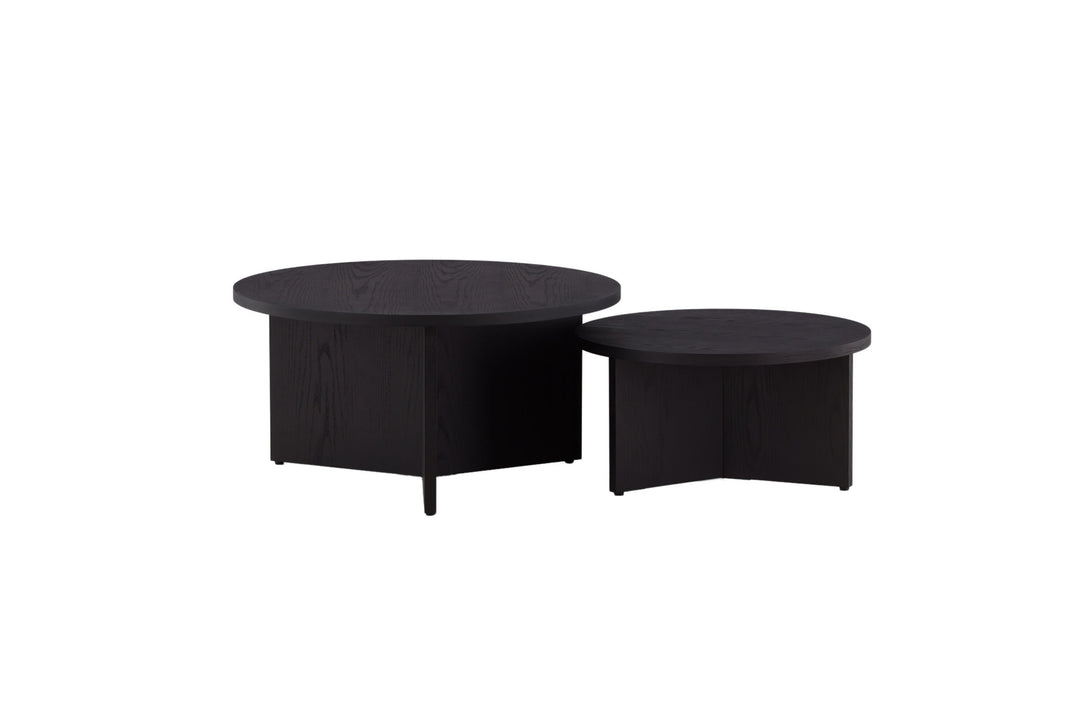 Venture Home Saltö Small Sofa Table - Black / Wood +Saltö Large Sofa Table - Black / Wood _1