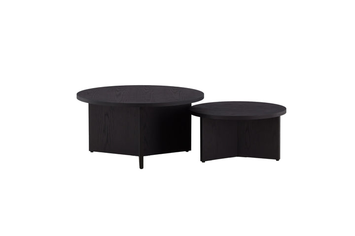 Venture Home Saltö Small Sofa Table - Black / Wood +Saltö Large Sofa Table - Black / Wood _1