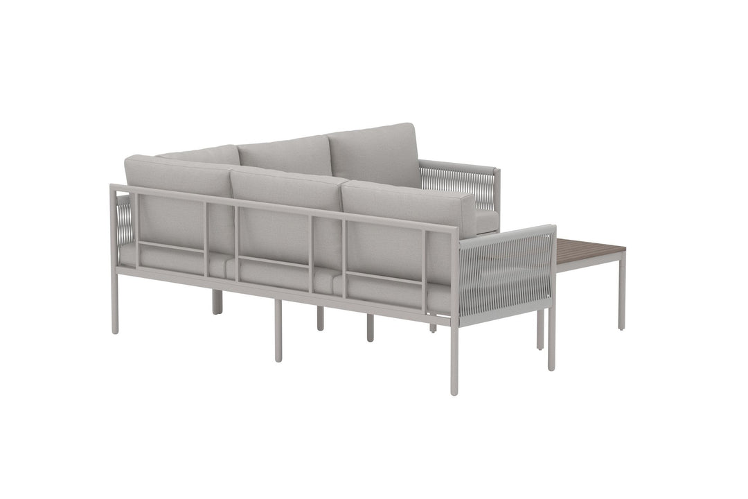 Venture Home Kos hjørnesofasæt - Beige / Beige polywood
