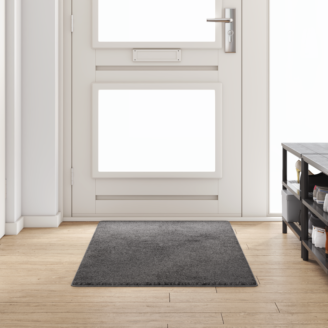 Tæppe Runner Grå 80 x 200 cm 100% Polypropylen Tuft