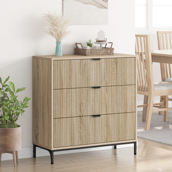 Sideboard Sonoma eg 79,5 x 33 x 82 cm Konstrueret træ