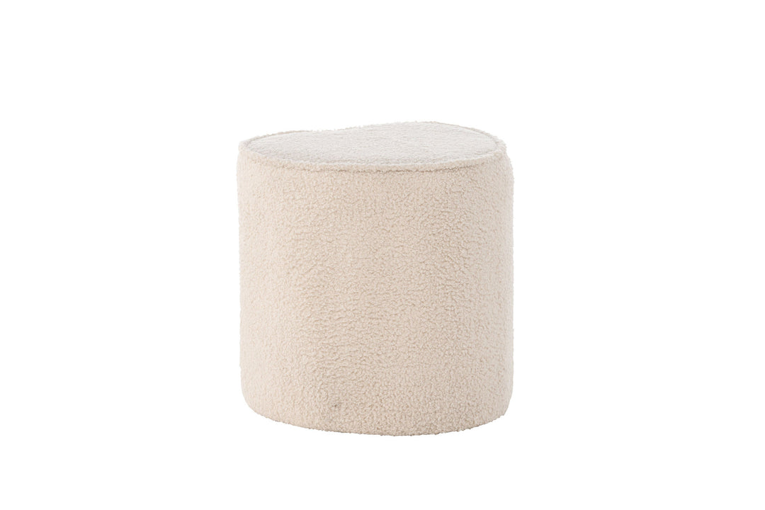 Venture Home Heart Kids Pouf Pouf - Beige / Teddy FSC 100%
