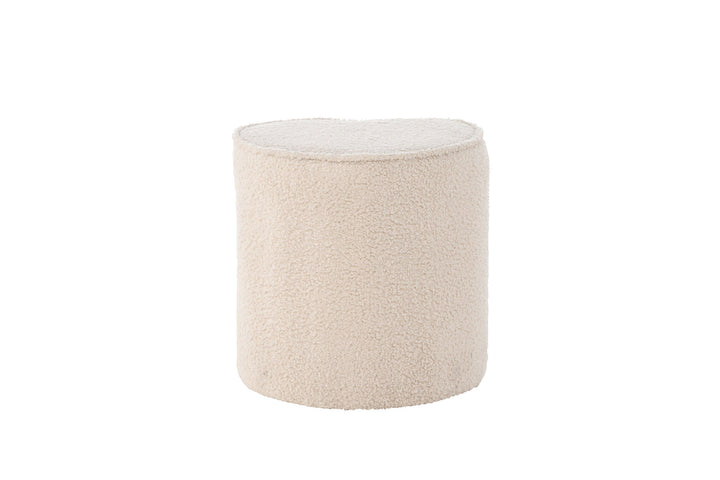 Venture Home Heart Kids Pouf Pouf - Beige / Teddy FSC 100%