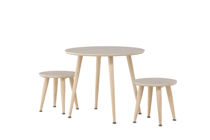 Venture Home Kids Table Set Table Set - Whitewash / MDF FSC 100%