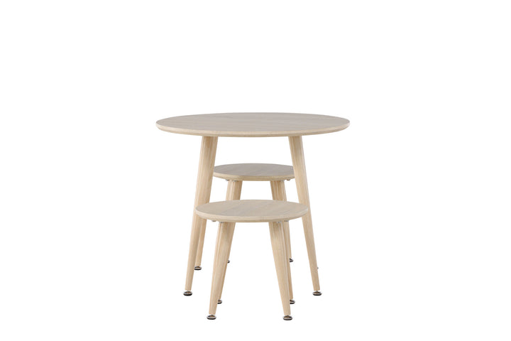 Venture Home Kids Table Set Table Set - Whitewash / MDF FSC 100%