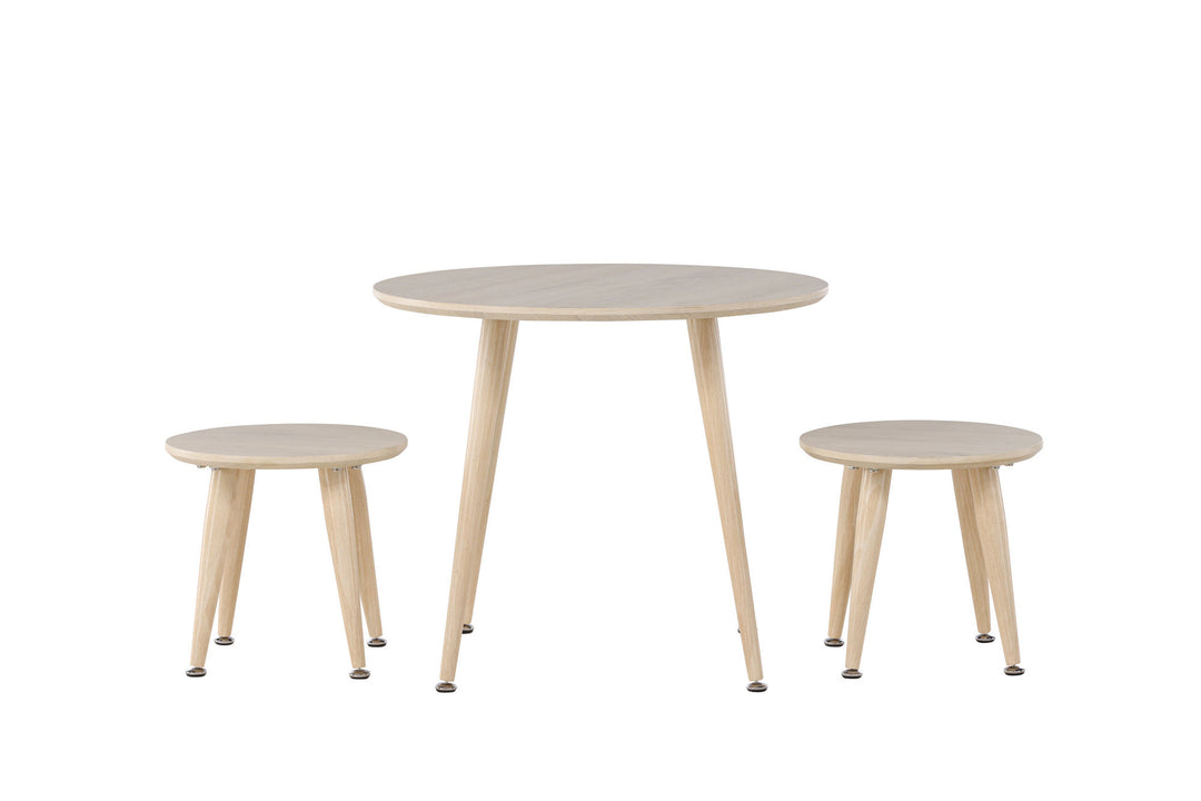 Venture Home Kids Table Set Table Set - Whitewash / MDF FSC 100%