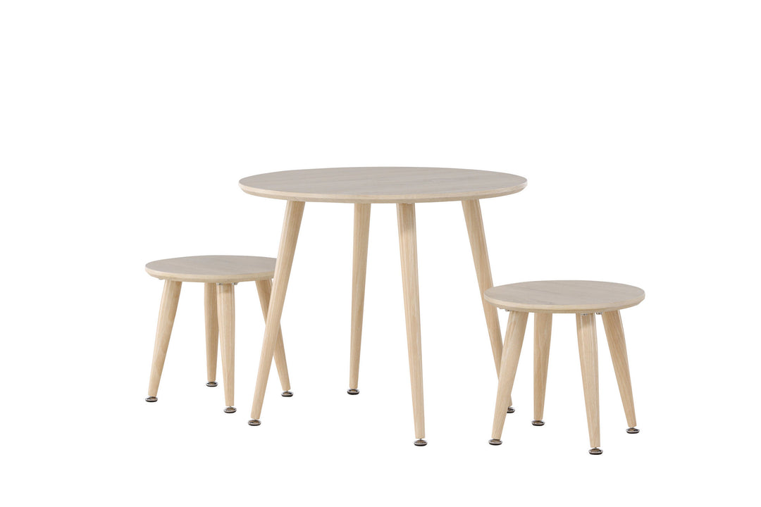 Venture Home Kids Table Set Table Set - Whitewash / MDF FSC 100%