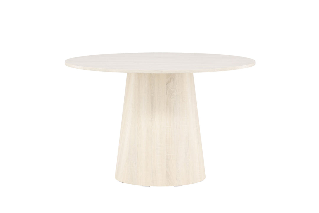 Venture Home Lanzo  Dining Table ⌀120 - Whitewash /