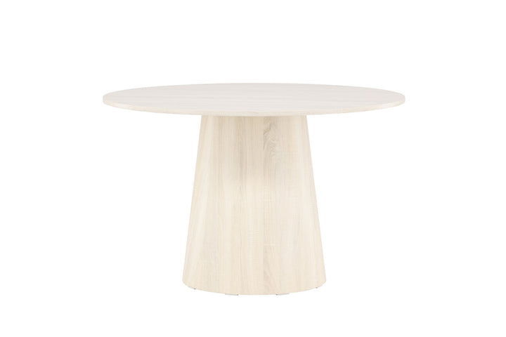 Venture Home Lanzo  Dining Table ⌀120 - Whitewash /