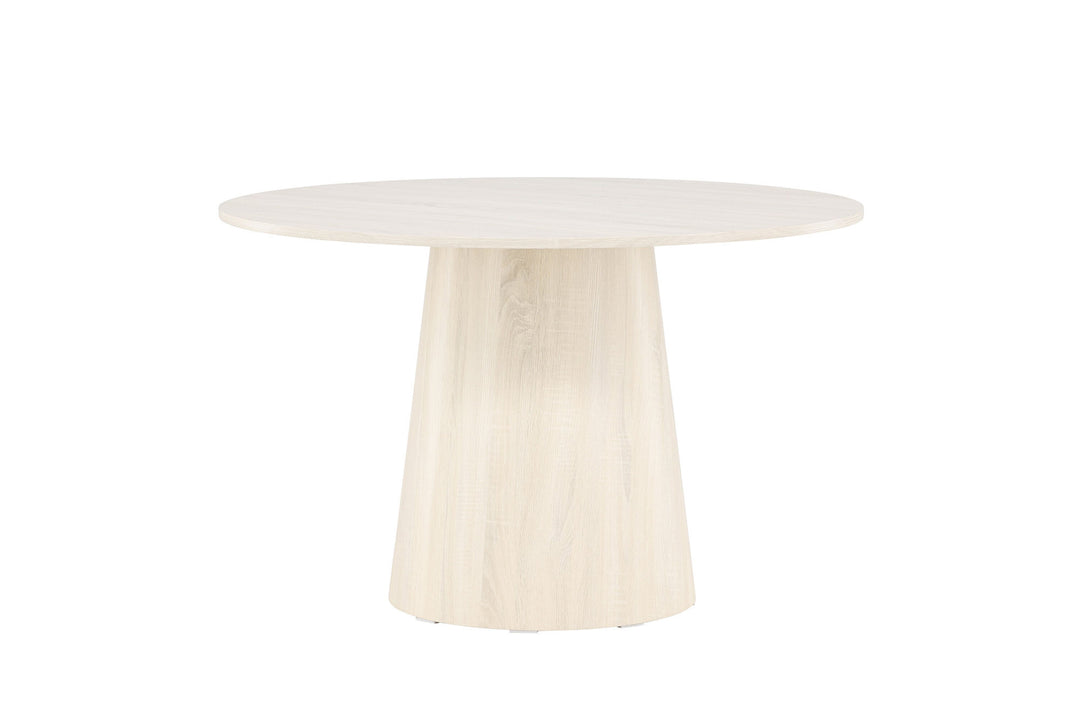 Venture Home Lanzo  Dining Table ⌀120 - Whitewash /